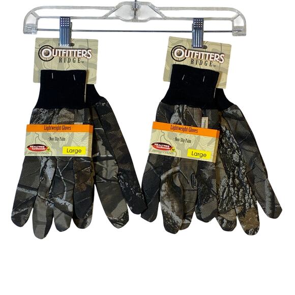 Outfitters Ridge Lightweight Gloves Hunting Size Large 2 Pair NWT Outdoor - Picture 1 of 3